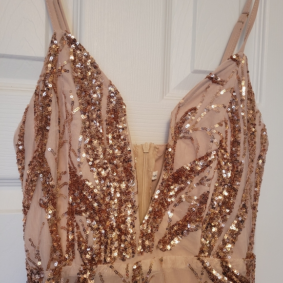 Pink Sequin Dress - Picture 8 of 9